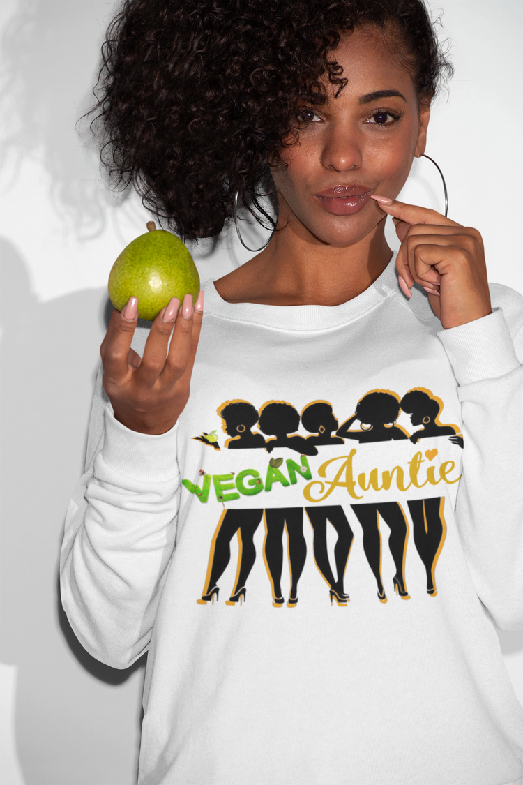 Vegan Auntie Sweatshirt (white)