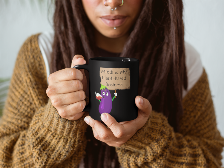 Minding My Plant-Based Business Mug