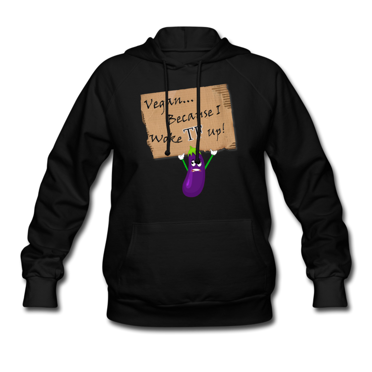 Women’s Woke TF Up Premium Hoodie - black