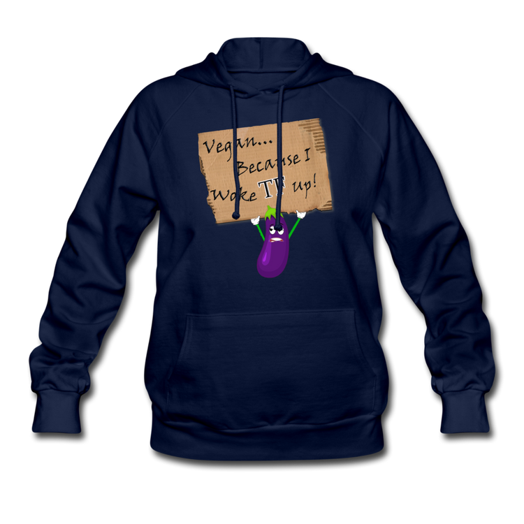 Women’s Woke TF Up Premium Hoodie - navy