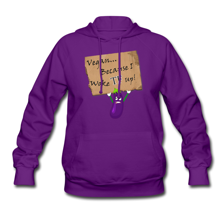 Women’s Woke TF Up Premium Hoodie - purple