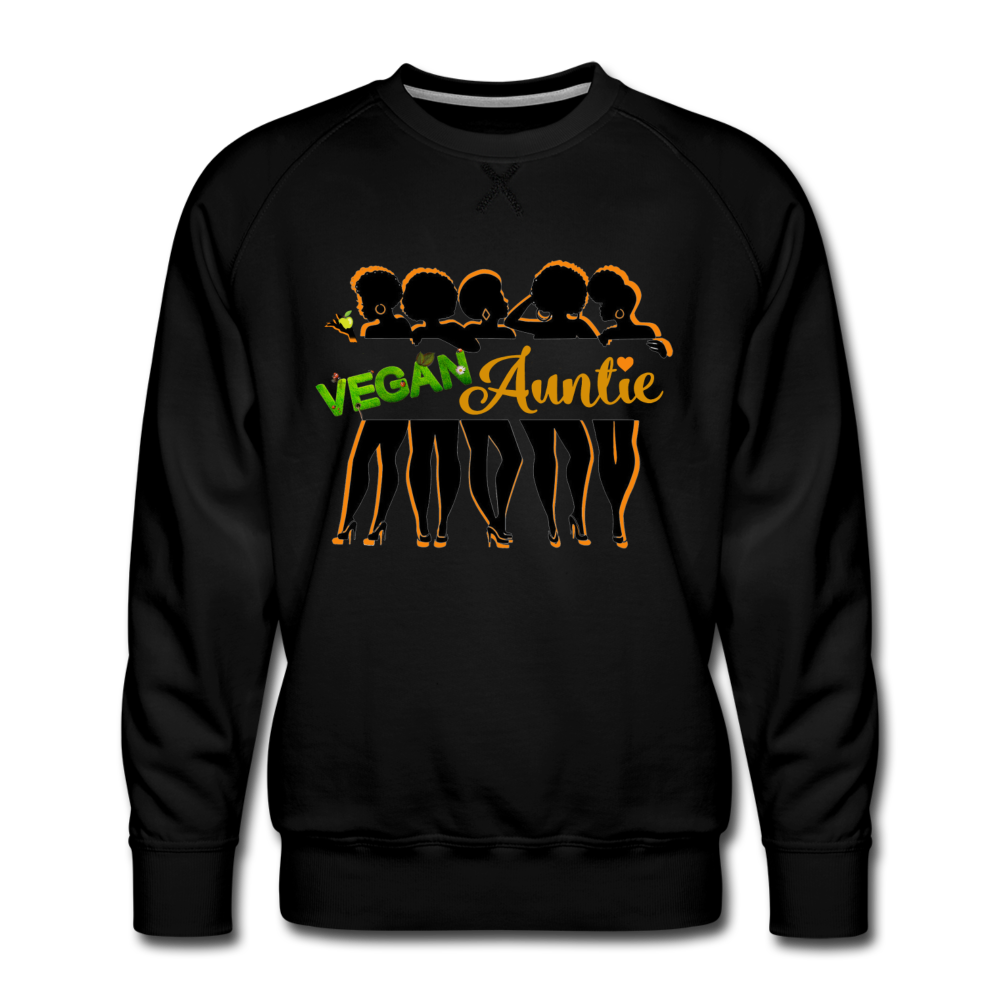 Vegan Auntie Sweatshirt (white) - black