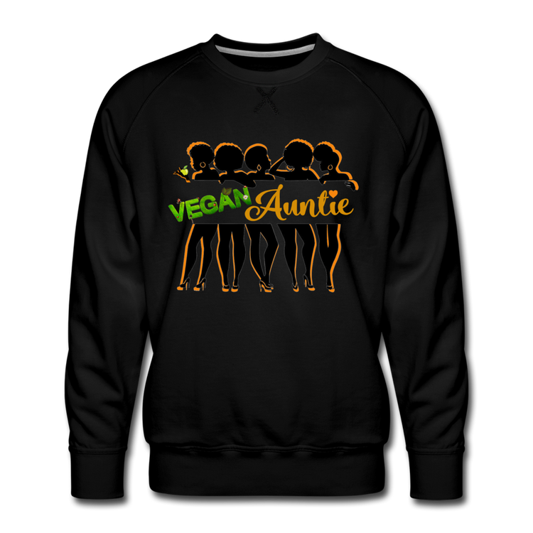 Vegan Auntie Sweatshirt (white) - black